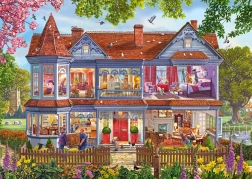 Puzzle Haus im Frühling 1000 Teile