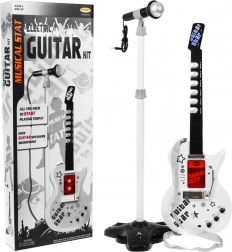 Elektrische Gitarre + Mikrofon für Kinder 6+ Klänge von Musikinstrumenten + Lichter
