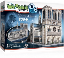 3D-Puzzle Kathedrale Notre-Dame von WREBBIT, 830 Teile