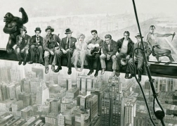 SCHMIDT Puzzle Mittagszeit, Parodie von berühmtem Foto, 1000 Teile