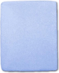 Frottee-Spannbettlaken für Kinderbett blau 120×60 cm