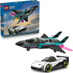 LEGO City Jet vs. Rennwagen