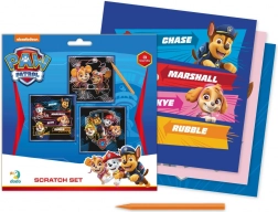 Kratzelbilder Paw Patrol Helden 21 × 21 cm