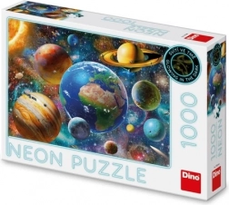 Puzzle Neon-Planeten 1000 Teile Dino