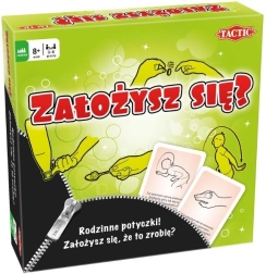 Familienspiel „Założysz się?“ – Wetten, Aufgaben und Wissen