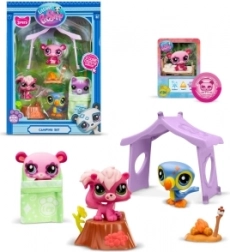 Set aus 3 Figuren Littlest Pet Shop Camping