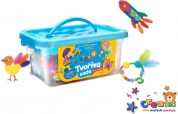 Kreativset in Kunststoffbox 26 × 12 cm