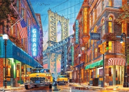 TREFL Puzzle Premium Plus: Blick auf die Brücke in Manhattan 500 Teile