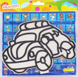 Kreativset für Kinder – Holzbild mit Kugelknete