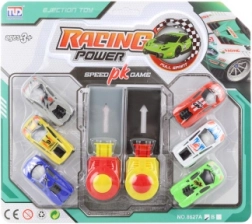 Set aus Sportautos mit Abschussvorrichtung