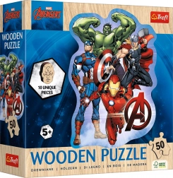 Holz-Konturenpuzzle AVENGERS – 50 Teile