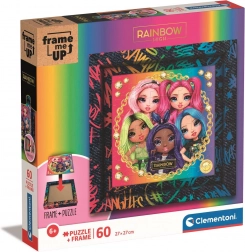 Clementoni Puzzle Frame Me Up: Rainbow High 60 Teile