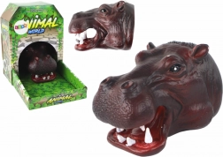 Plüsch-Handpuppe Nilpferd