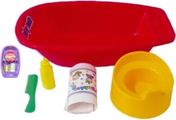 Kinderset zum Baden von Puppen