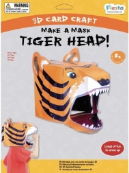 Kreatives Set 3D-Maske Tiger Fiesta Crafts