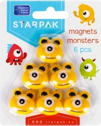 Monster-Magnete – Set aus starken Magneten (6 Stk.)