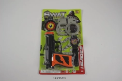 Polizeiset mit Pistolen und Zubehör