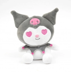 Plüschspielzeug Kuromi 20 cm grau