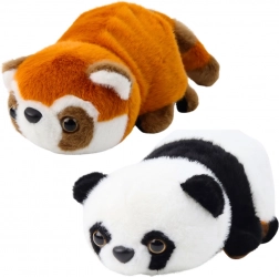 Plüschtier 2-in-1 - Roter und klassischer Panda 22 cm