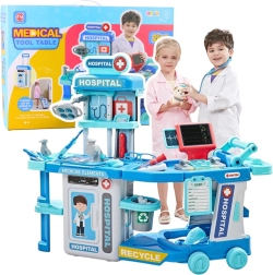 Ärztlicher Koffer 2-in-1 – Krankenhaus im Koffer mit Lichtern und Geräuschen