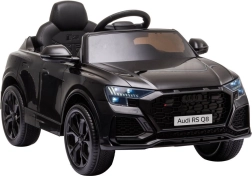 Elektrisches Kinderauto Audi RS Q8 mit Fernsteuerung und LED – Schwarz