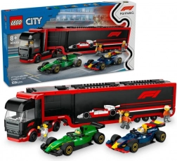 LEGO City F1-LKW mit Rennfahrzeugen