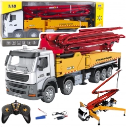 Ferngesteuerter Betonmischer mit Pumpe HUINA 1:18, Metall