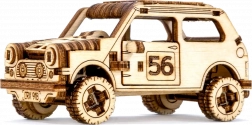 Holz-3D-Puzzle – Rallyeauto-Modell 1 (Mini Cooper)