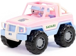 Safari-Jeep rosa – Spielzeug mit Figuren