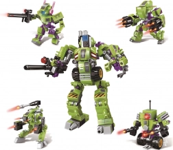 Qman Polizei Robotik-Baukasten 4-in-1