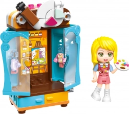 Qman UNA Series Garderobenschrank der kleinen Malerin Bausteine