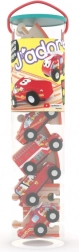 Spielset mit Schienen Feuerwehr 16 Stk. J’adore