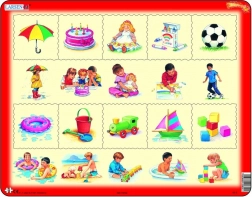 LARSEN Puzzle: Was gehört wozu? 10 Teile