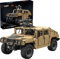 CaDA Bausteinset Geländefahrzeug HUMVEE 53 cm – militärischer Offroad, 3935 Teile