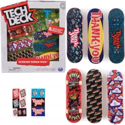 Tech Deck Sk8Shop 6er-Pack Thank You Bonus-Set Fingerboards mit Zubehör