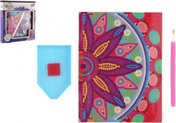 Kreativ-Set Tagebuch mit Diamantverzierung