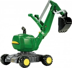 Kinder-Tret- und Grabekran Rolly Toys John Deere – grün