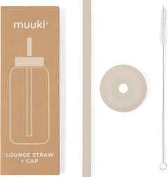 Muuki Lounge Strohhalm und Deckel Summer Sand