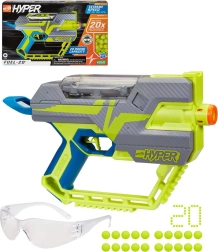 Hasbro Nerf Hyper Fuel-20 Blaster mit Kugeln und Schutzbrille