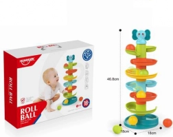 Turm mit Rutsche und Bällen Elefant