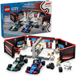 LEGO® City 60444 F1® Garage und Mercedes-AMG- und Alpine-Fahrzeuge
