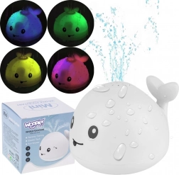 Woopie – LED-Badewal mit Springbrunnen