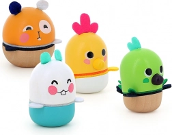 Vilac hölzernes Rasselspielzeug Tiere