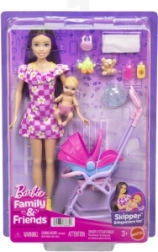 Barbie Skipper Babysitter mit Kinderwagen