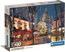 Puzzle 1500 Teile kompakt Paris Montmartre