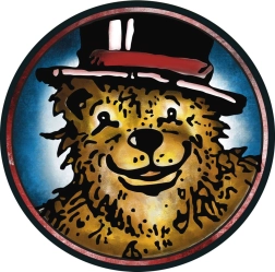 Rundes Puzzle CURIOSI Picoli – Bär, 33 Teile