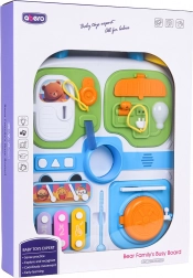 Multifunktionaler Beschäftigungskoffer für Kinder – blau