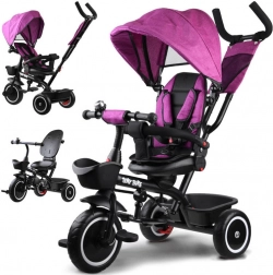 3-in-1 Kinder-Dreirad mit Verdeck TINY BIKE – Rosa