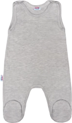 New Baby Classic II Baby-Strampler grau