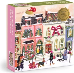 Galison Metallpuzzle Verschneite Hauptstraße 1000 Teile